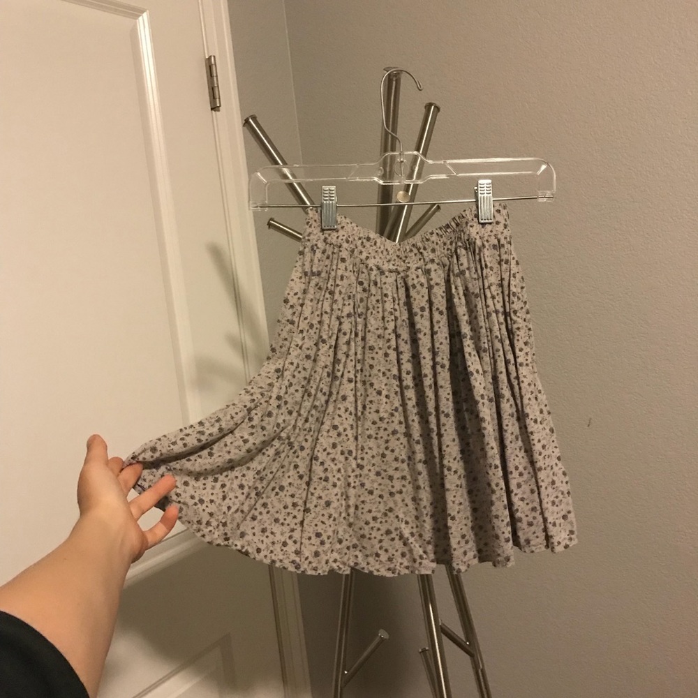 brandy floral skirt